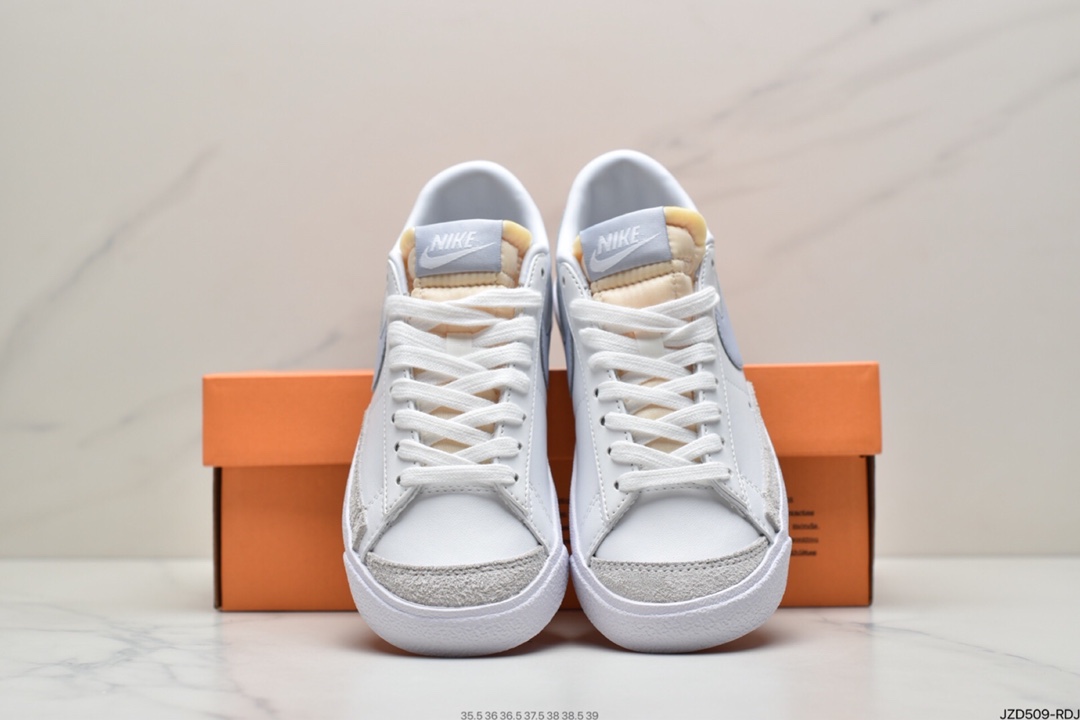 140 耐克Blazer Low ’1977 Vintage”White/Light Blue/Grey” DC4769-105