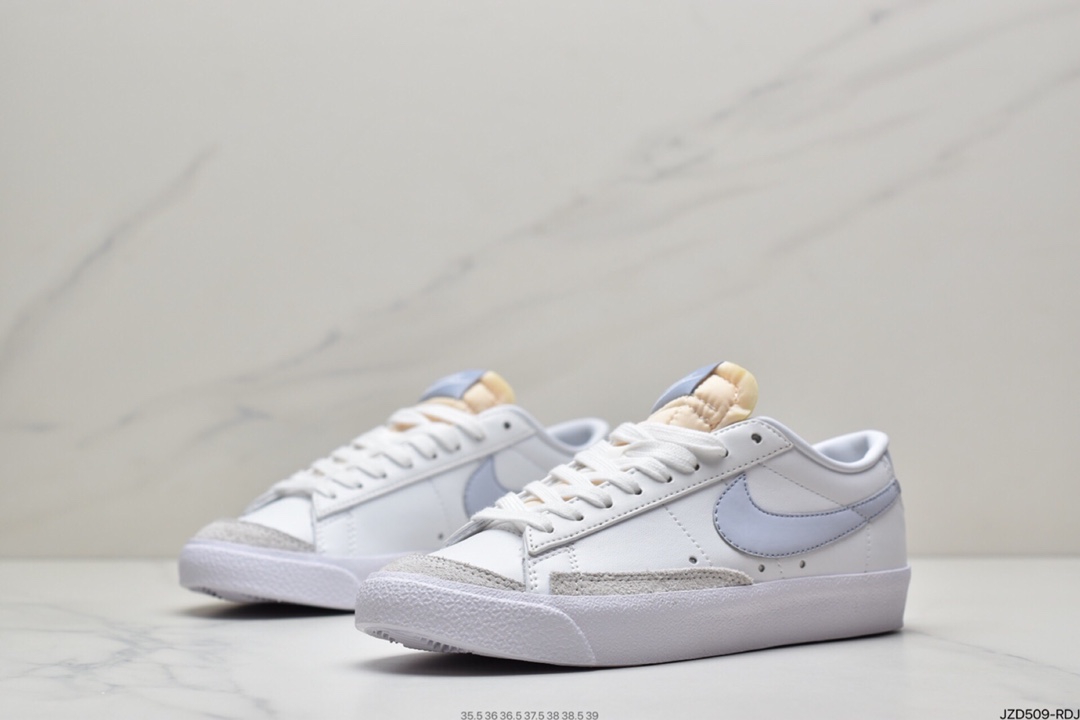 140 耐克Blazer Low ’1977 Vintage”White/Light Blue/Grey” DC4769-105