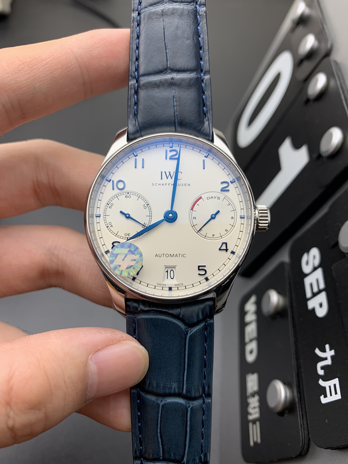 IWC 白面蓝针葡七