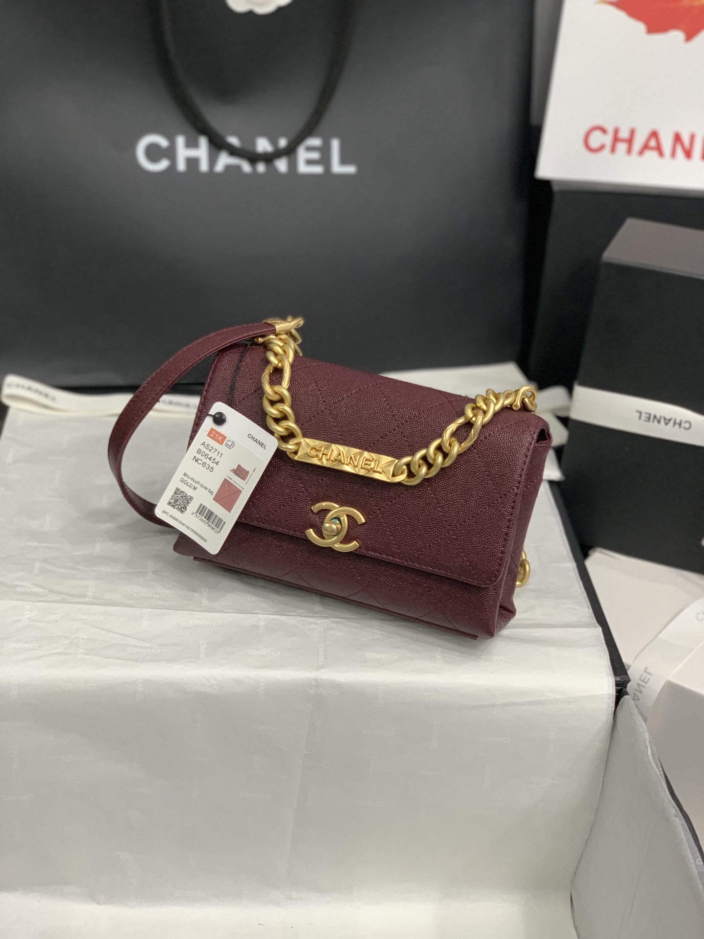 CHANEL coco handle hand bag  #051