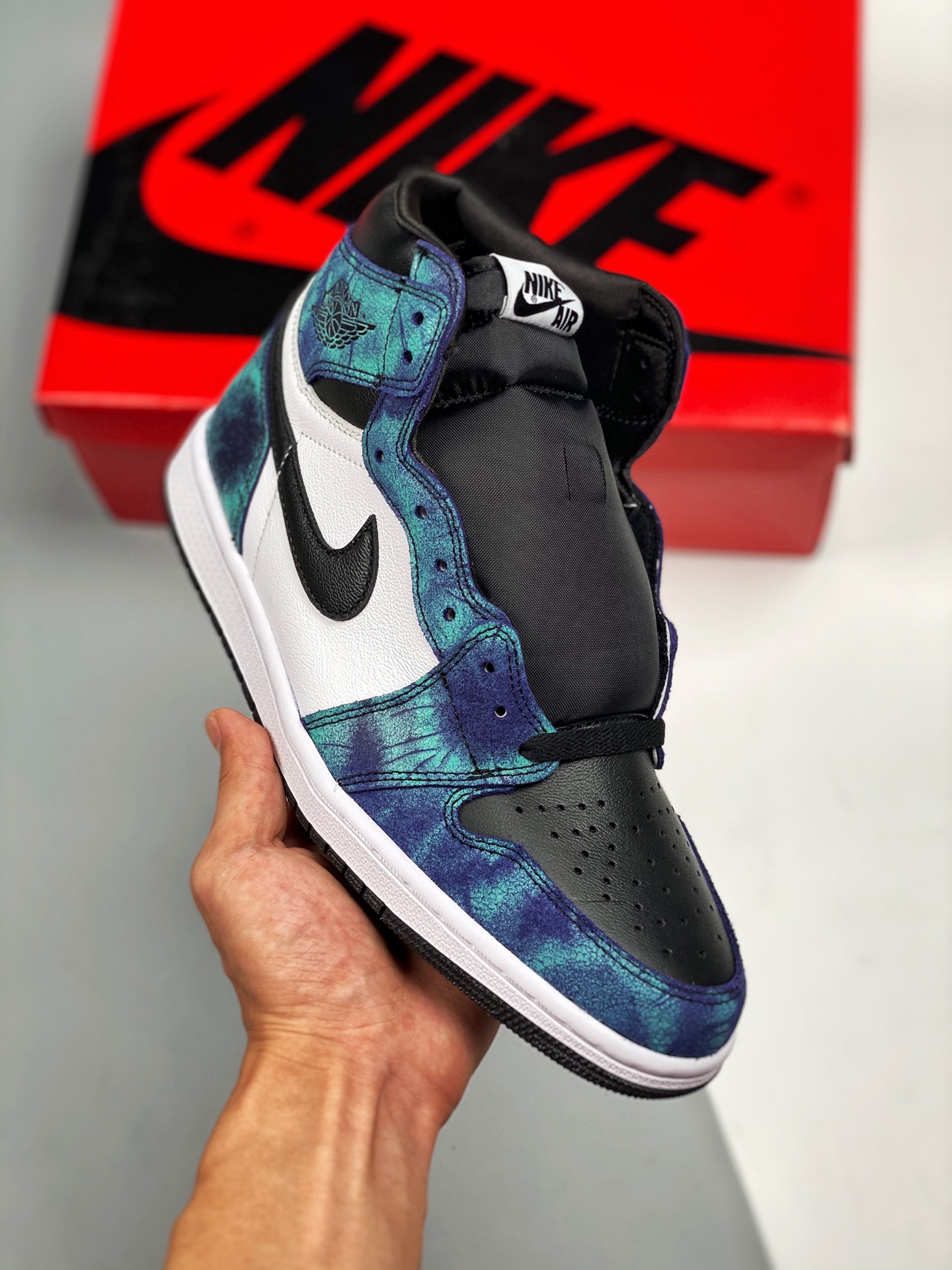 Air Jordan 1 Retro High OG teñido anudado, producido por gran fábrica original, calidad tope en el mismo rango de preci…