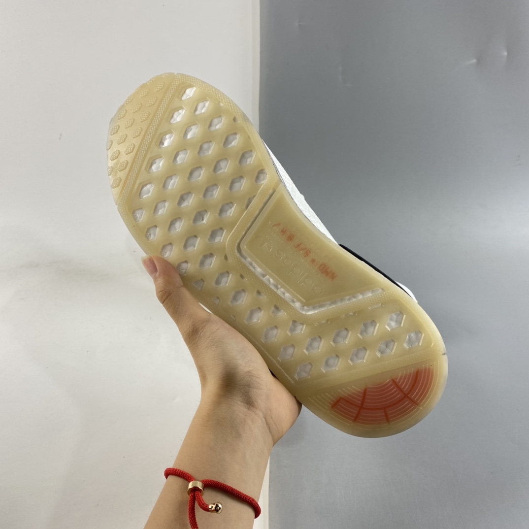 P190  AD NMD_R1 SPECTOO 阿迪三叶草低帮休闲爆米花跑步鞋 FX6818