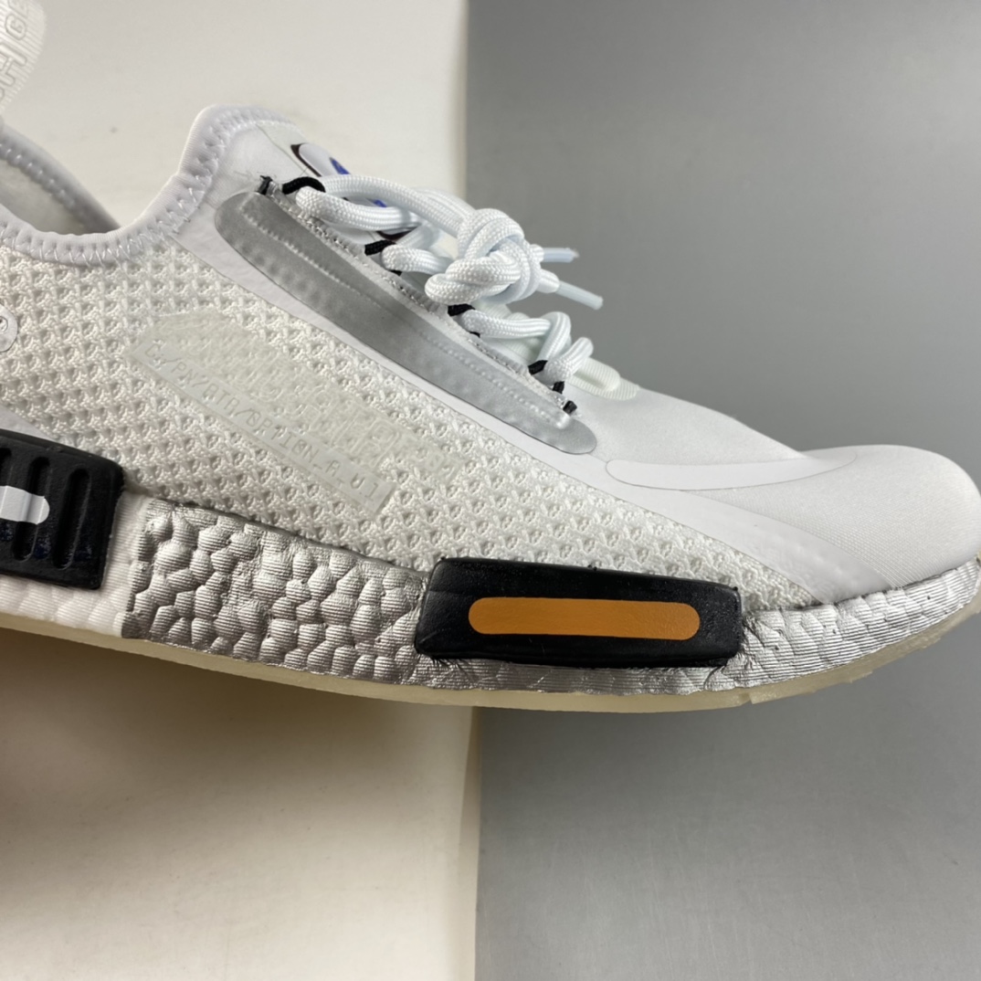 P190  AD NMD_R1 SPECTOO 阿迪三叶草低帮休闲爆米花跑步鞋 FX6818