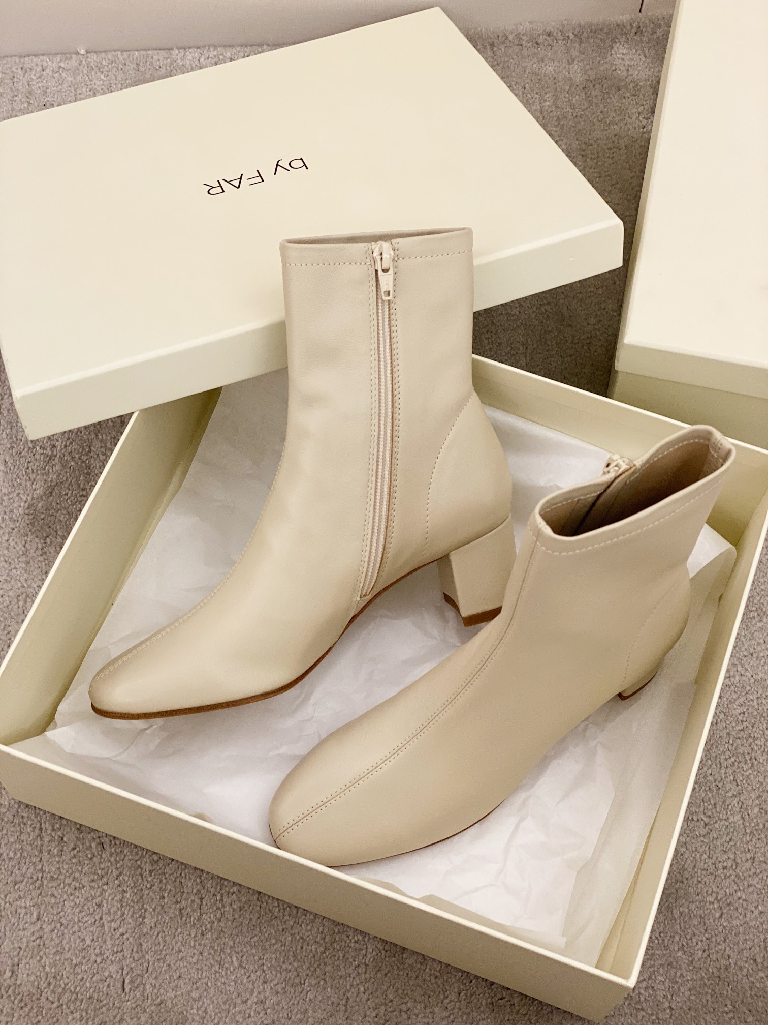 By far Soft sheepskin booties are a niche brand But because of the extreme leg