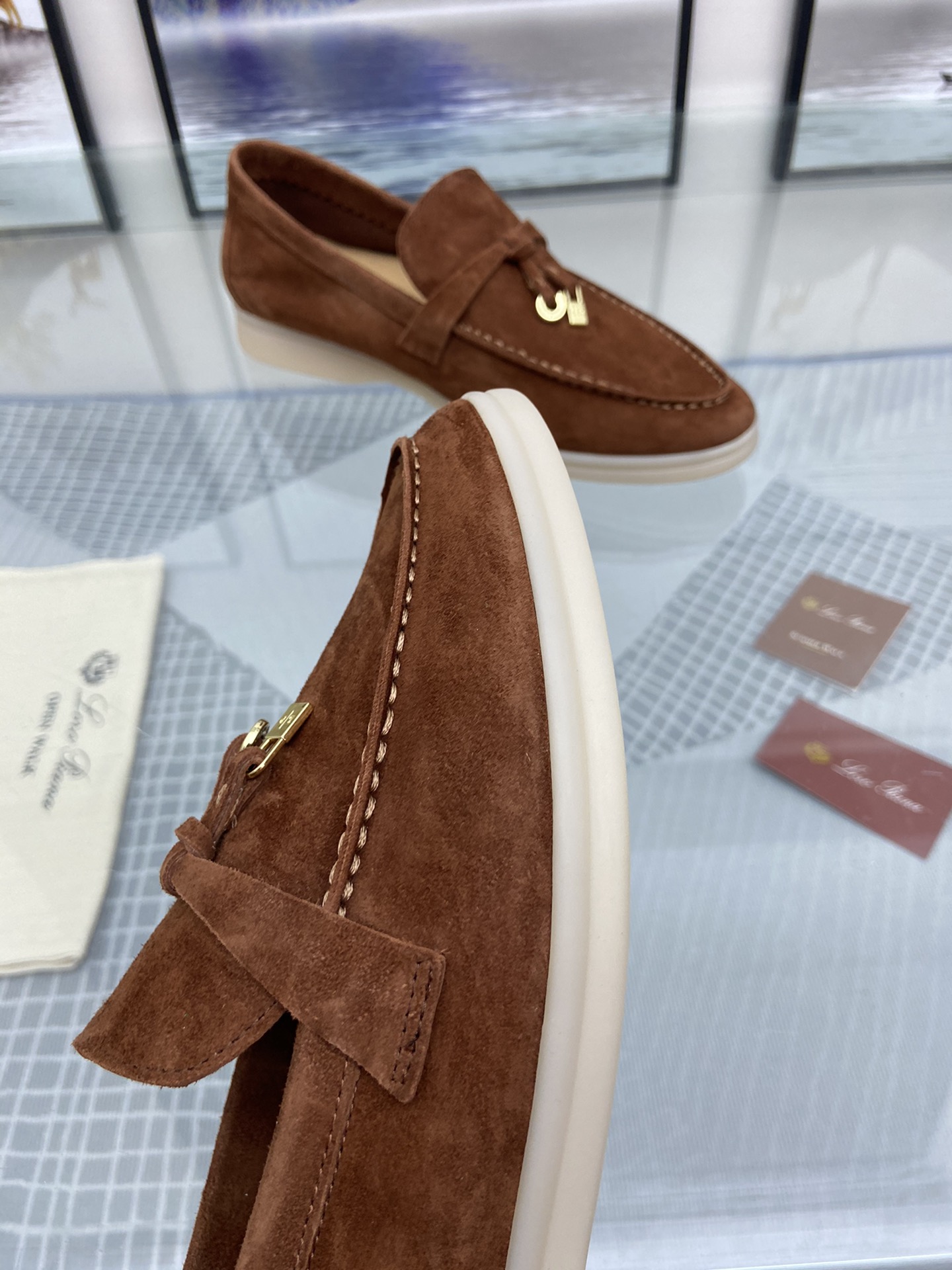 precio de fábrica 251Loro Piana* marea cuatro estaciones modelos clásicos. Parte superior: oveja imp