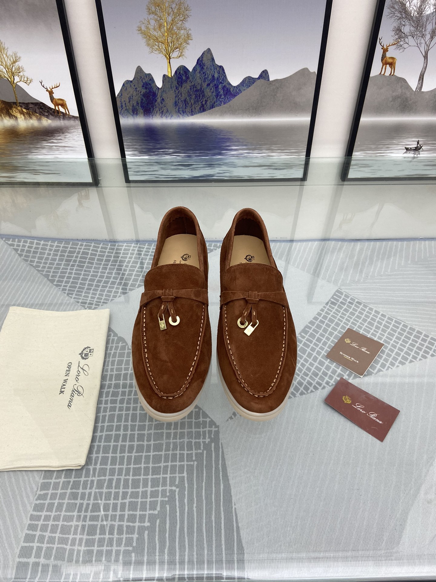 precio de fábrica 251Loro Piana* marea cuatro estaciones modelos clásicos. Parte superior: oveja imp