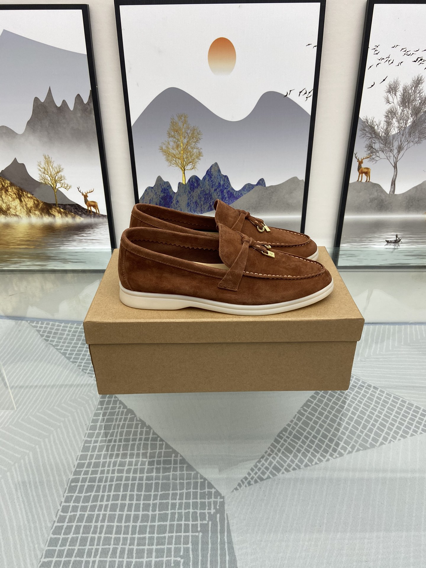 precio de fábrica 251Loro Piana* marea cuatro estaciones modelos clásicos. Parte superior: oveja imp