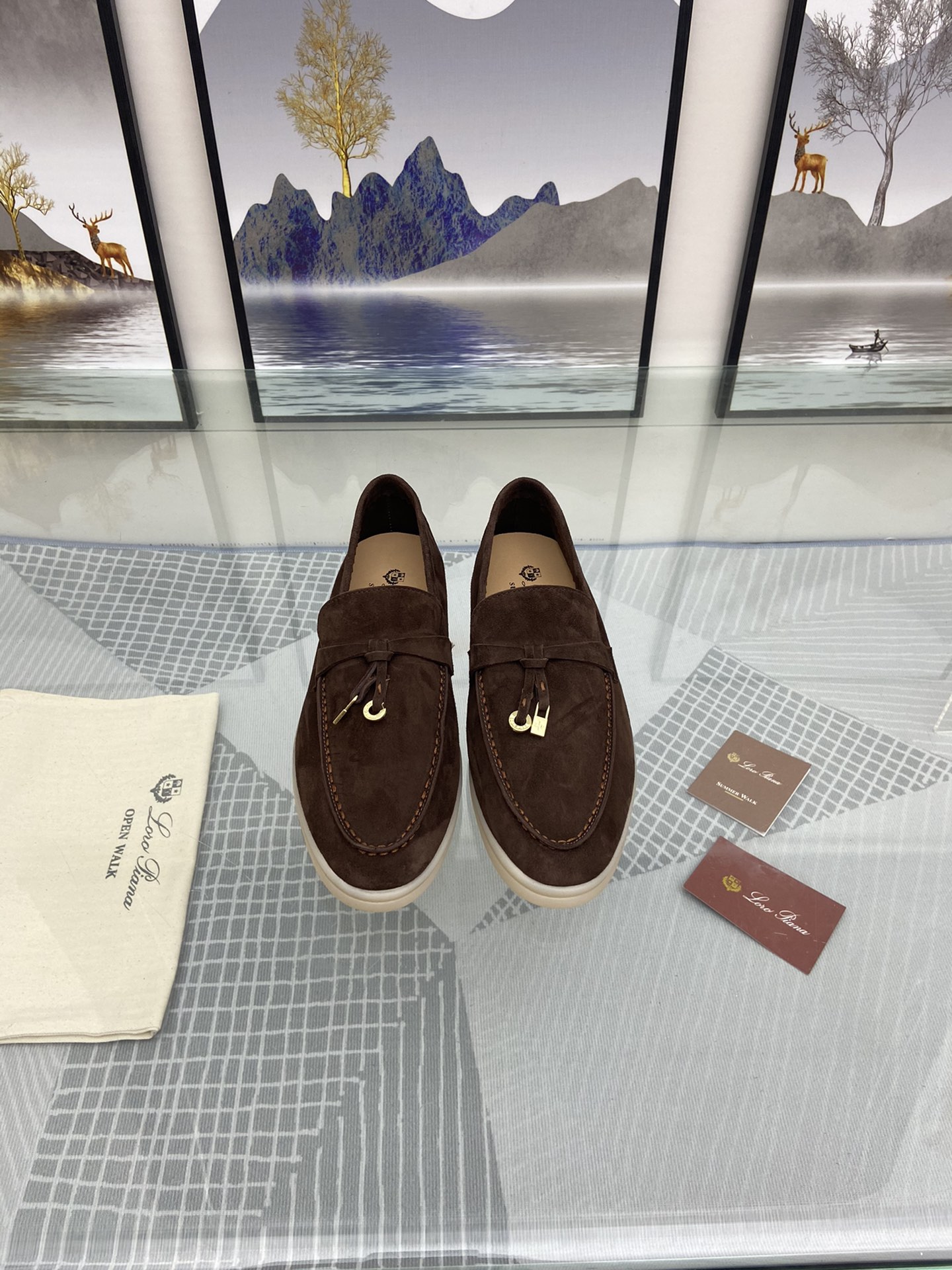 precio de fábrica 251Loro Piana* marea cuatro estaciones modelos clásicos. Parte superior: oveja imp