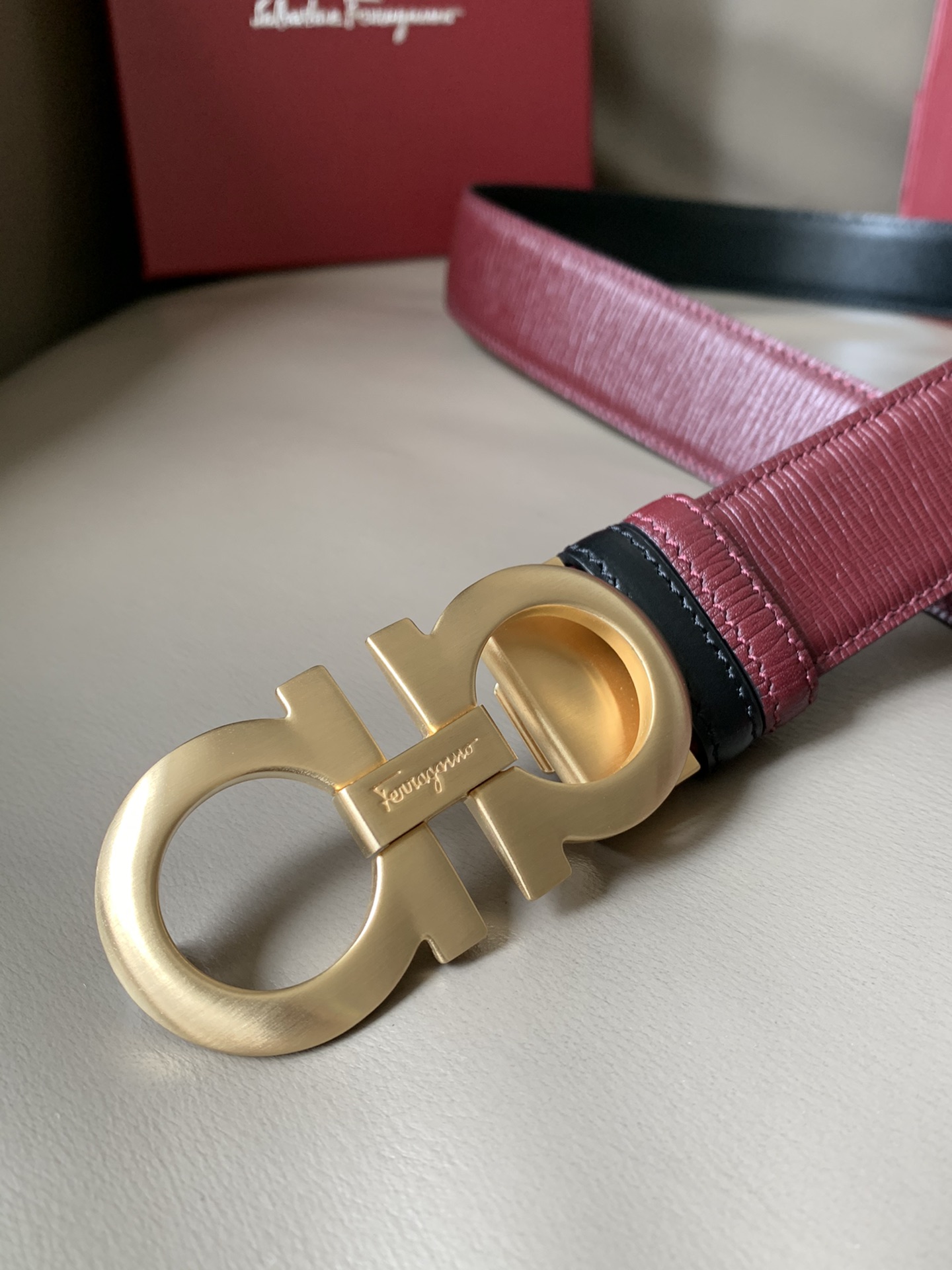 [Ferragamo Belts]Ferragamo counter with the same width 3.4cm for men
