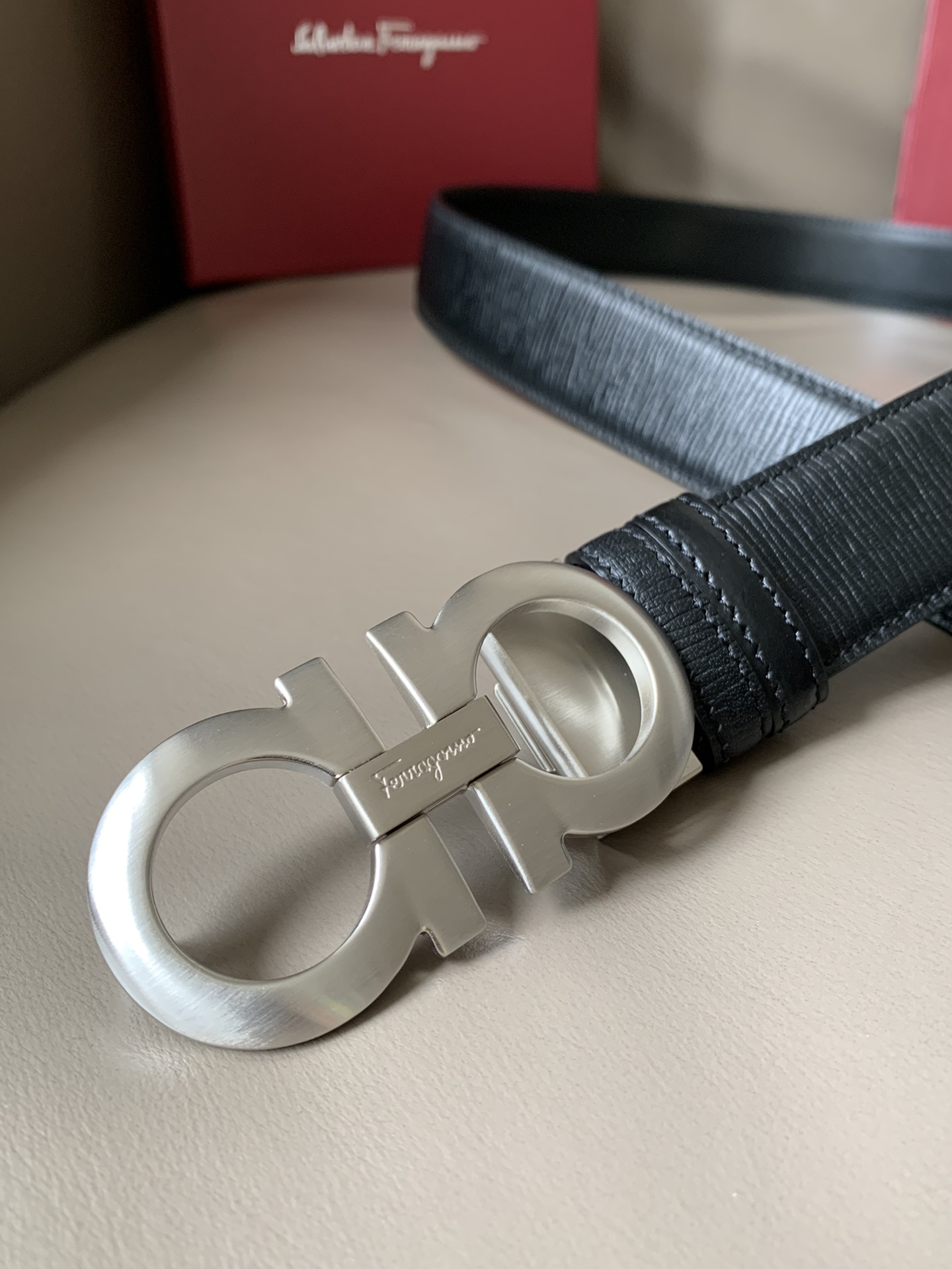 [Ferragamo Belts]Ferragamo counter with the same width 3.4cm for men