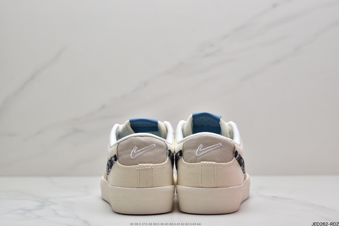 150 NIKE Blazer Low ’1977 Vintage”White/Light Blue/Grey”经典开拓者低帮百搭休闲运动板鞋DJ4665