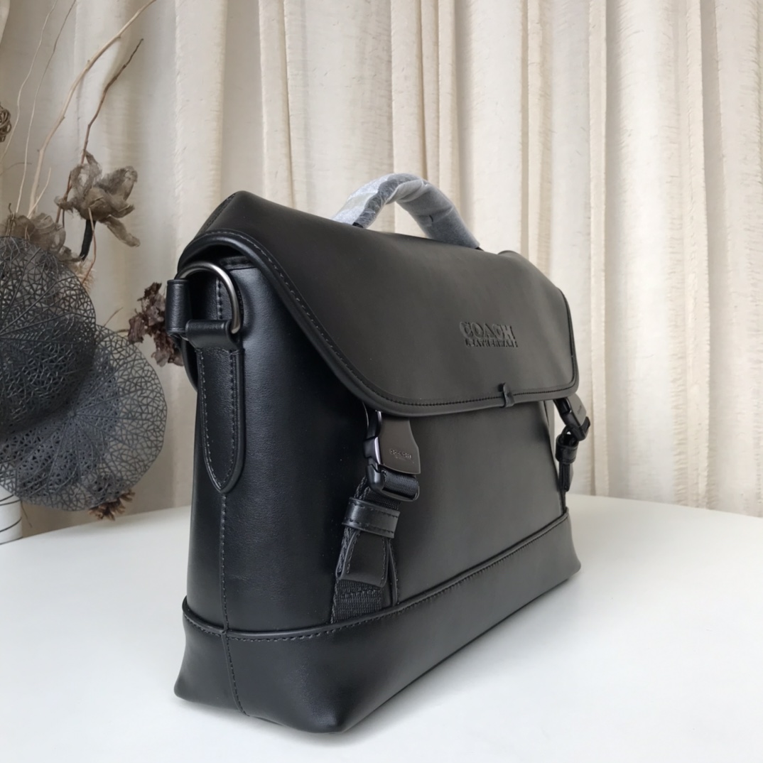 Coach 新款 2665蓝色 /3794老花配色 /2292 黑色LOGO标志 光滑小牛皮 League 邮差包 斜跨骑行包 配长肩带