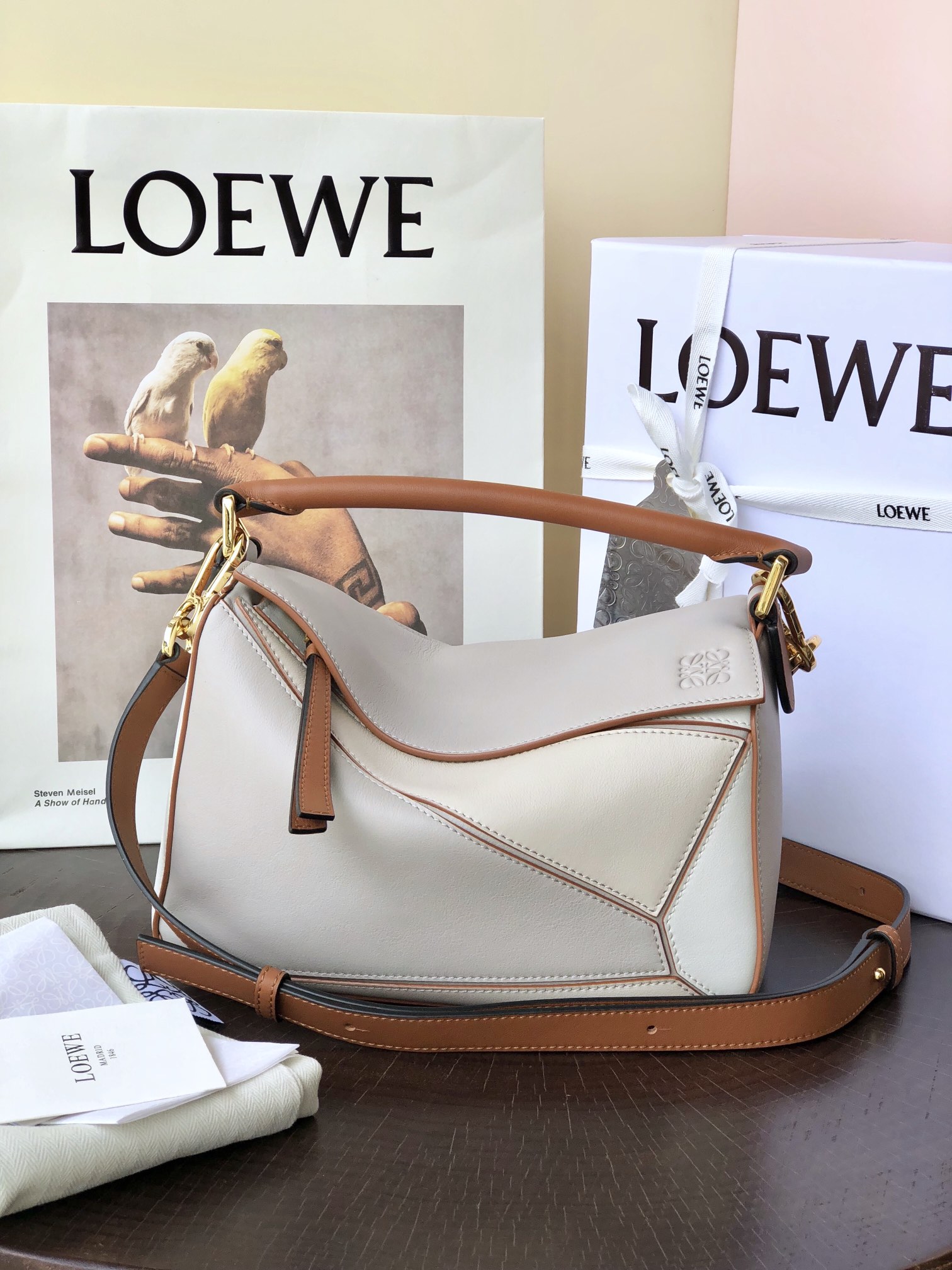 Loewe Bags Handbags Blue Grey