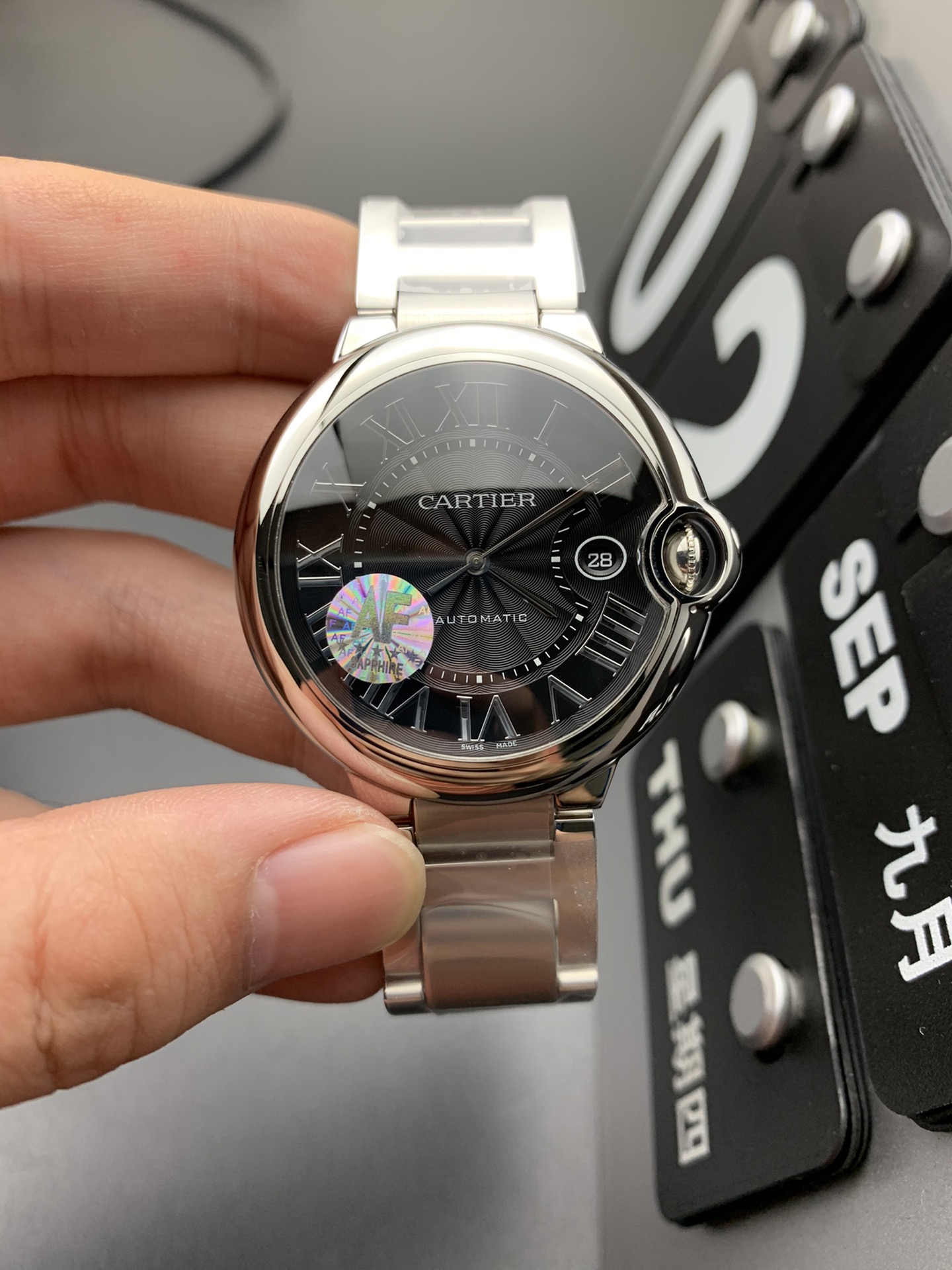 Cartier AF 黑面 球