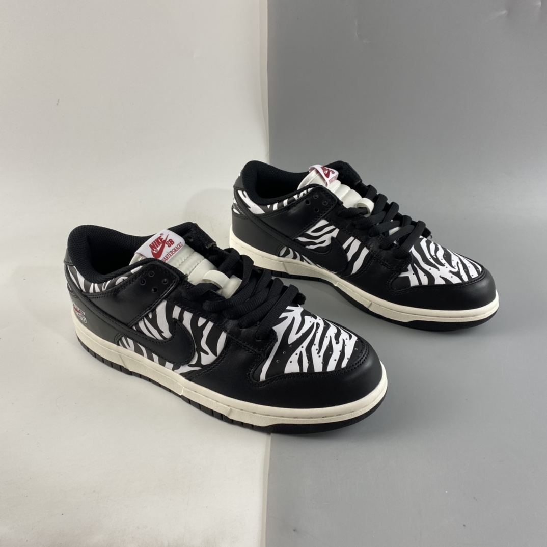 P300  Quartersnacks x  NIKE SB  Dunk  ” Zebra” 休闲板鞋 DM3510-001