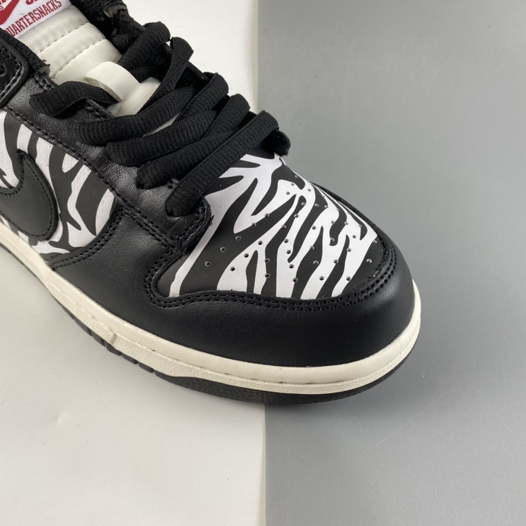 P300  Quartersnacks x  NIKE SB  Dunk  ” Zebra” 休闲板鞋 DM3510-001