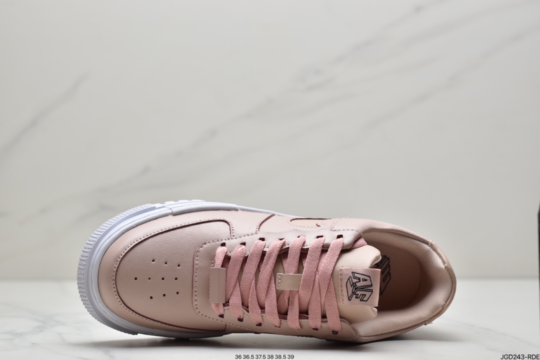 180  耐克Nike Wmns Air Force 1 Pixel QS LowParticle Beige解构运动板鞋