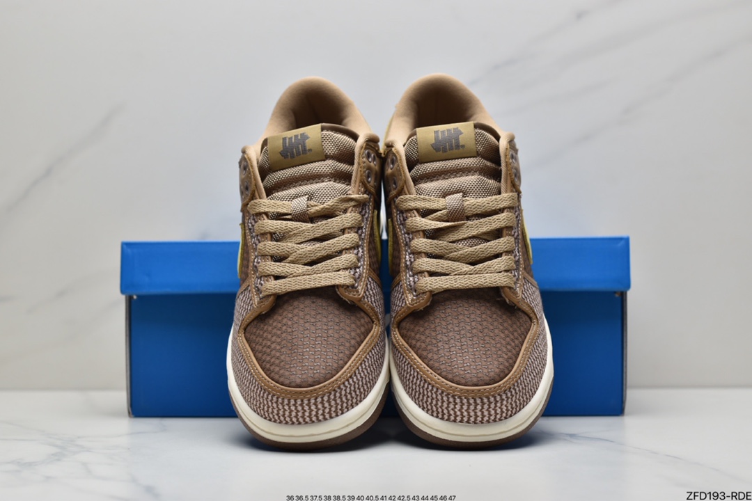 280 耐克NIKE DUNK LOW X UNDEFEATED “inside out”棕黄 DH3061-200
