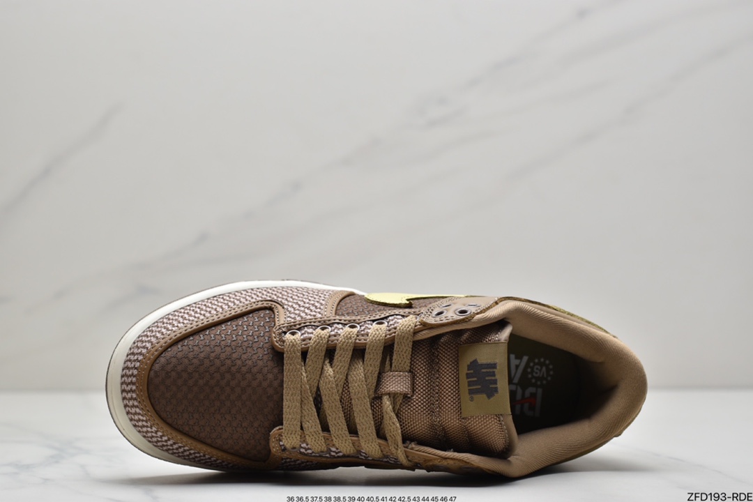 280 耐克NIKE DUNK LOW X UNDEFEATED “inside out”棕黄 DH3061-200