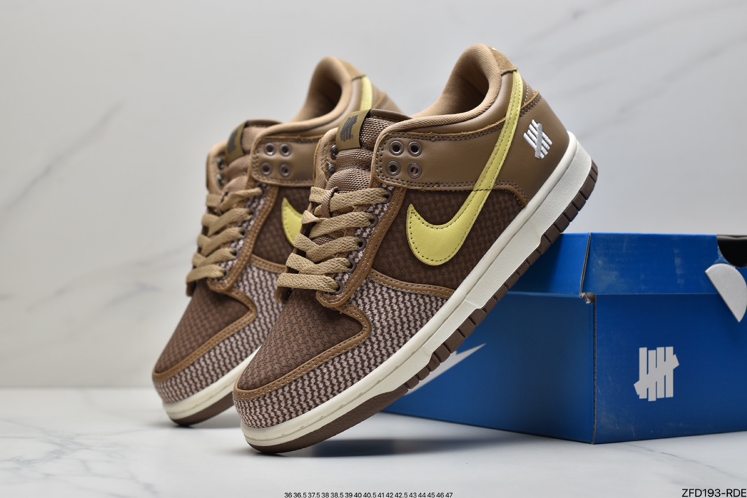 280 耐克NIKE DUNK LOW X UNDEFEATED “inside out”棕黄 DH3061-200