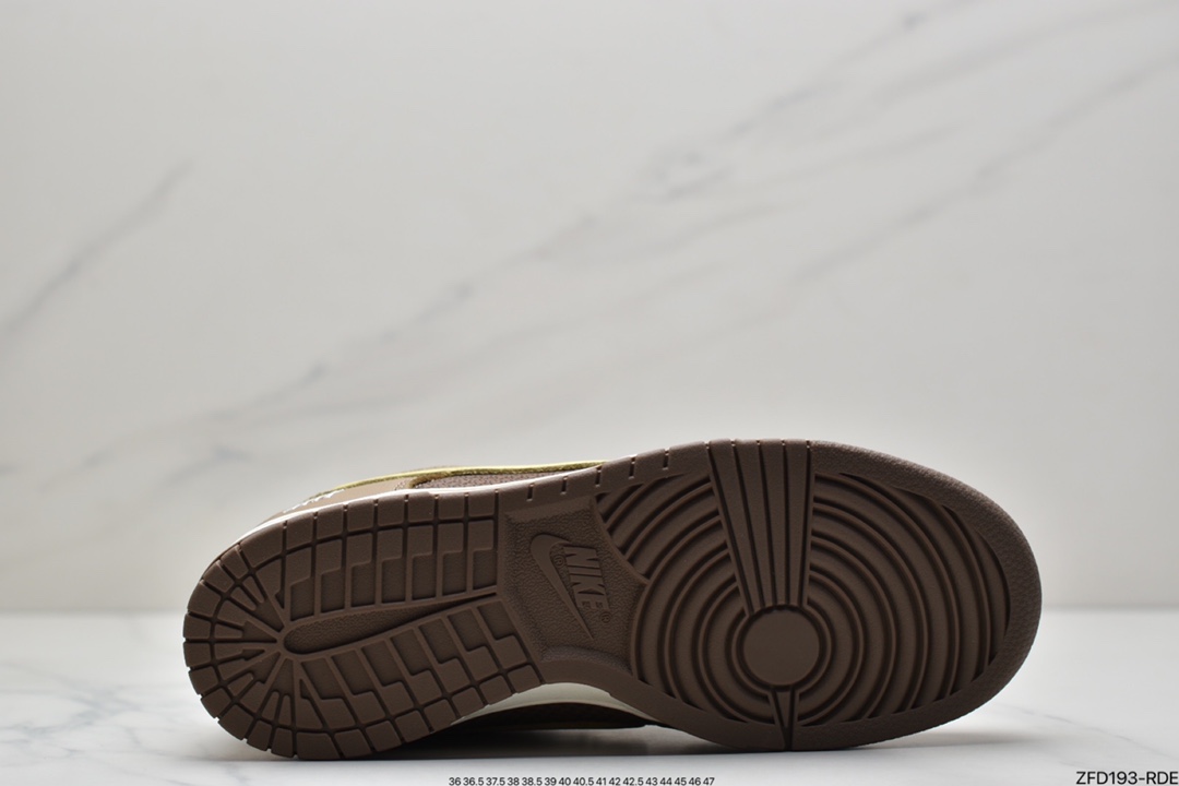 280 耐克NIKE DUNK LOW X UNDEFEATED “inside out”棕黄 DH3061-200