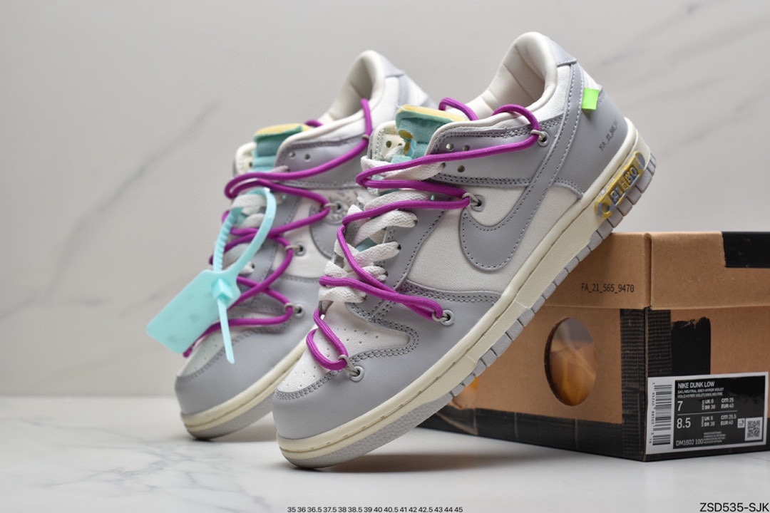 320  Off-White x Nike SB Dunk Low ”The 50”OW联名 DM1602