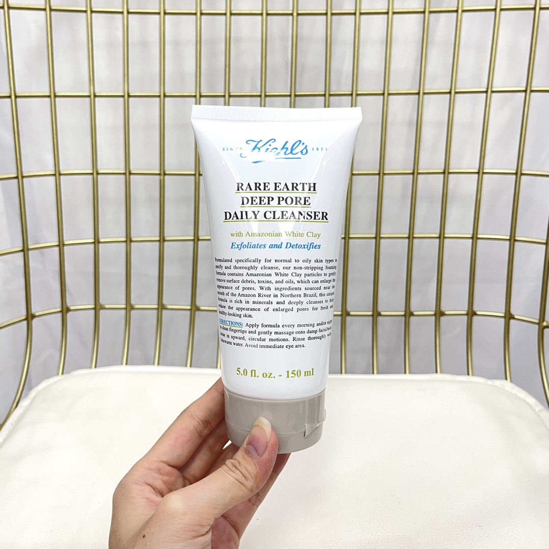 Kiehl's Rare Earth Deep Pore Daily Cleanser, Amazonian White Clay, 150ml