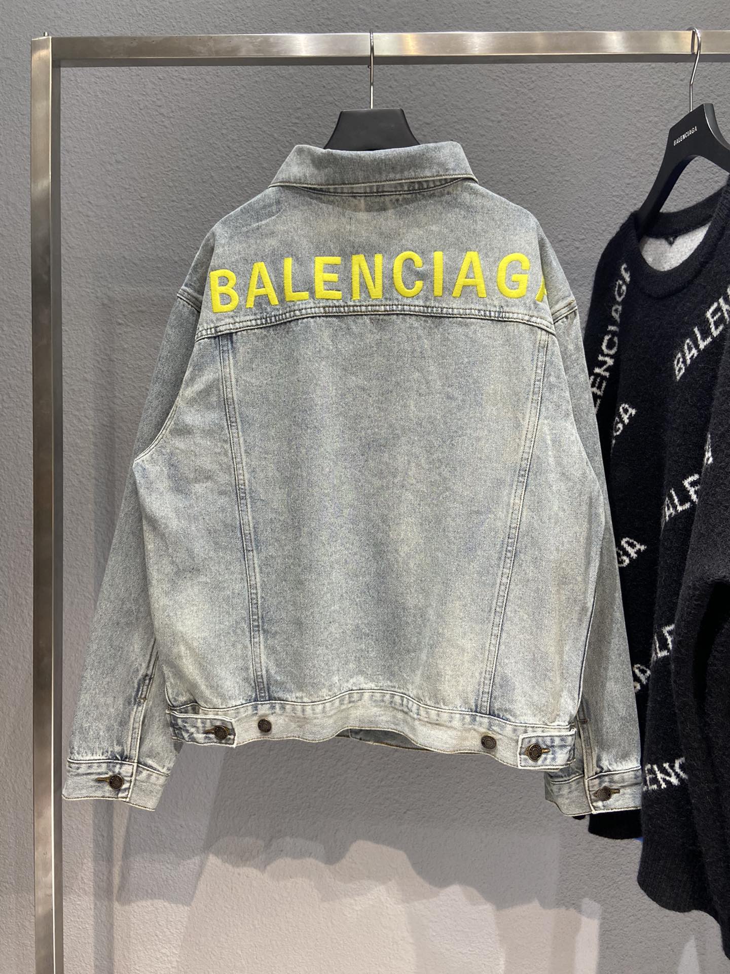 Balenciaga 2019 Denim Jacket  Blue Jackets Clothing  BAL231091  The  RealReal