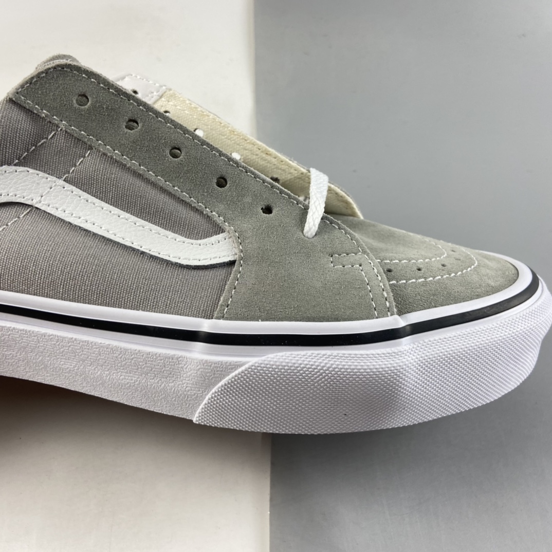 P150  Vans SK8-Low 范斯官方灰色侧边条纹低帮职业滑板鞋 VN0A4UUKIYP