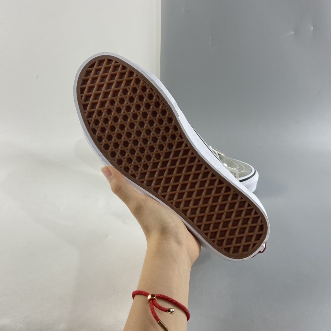 P150  Vans SK8-Low 范斯官方灰色侧边条纹低帮职业滑板鞋 VN0A4UUKIYP