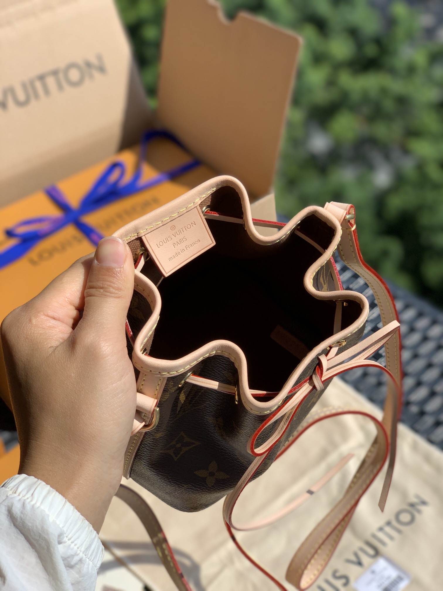 🌼 m41346尺寸13×16×10cm 专柜的断货王L*V NANO NOE mini小水桶，这款真的