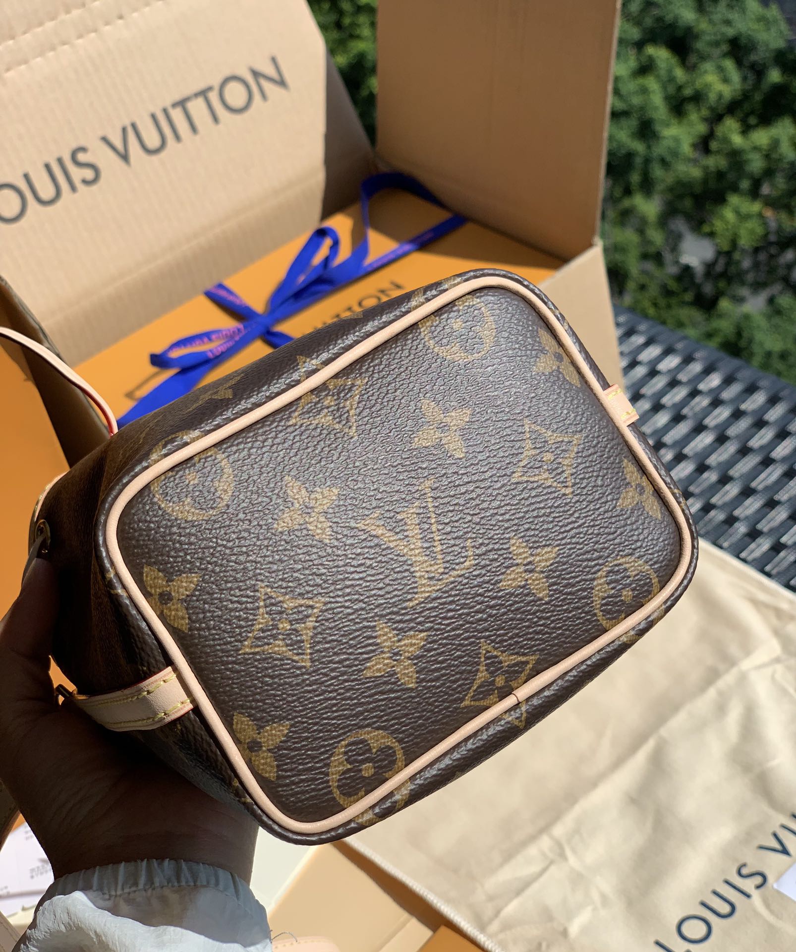 🌼 m41346尺寸13×16×10cm 专柜的断货王L*V NANO NOE mini小水桶，这款真的