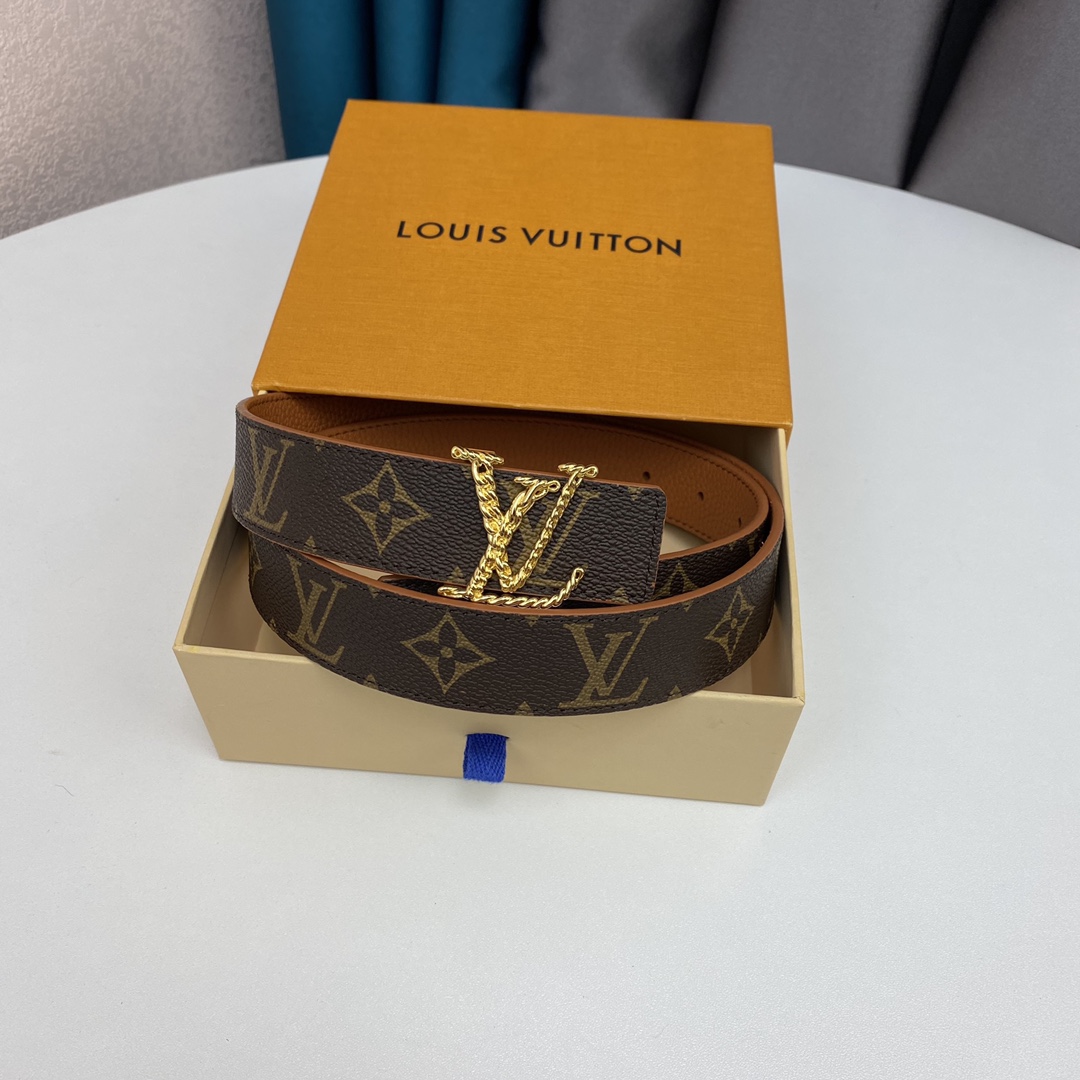 Louis Vuitton Designer
 Belts Women Calfskin Canvas Cowhide