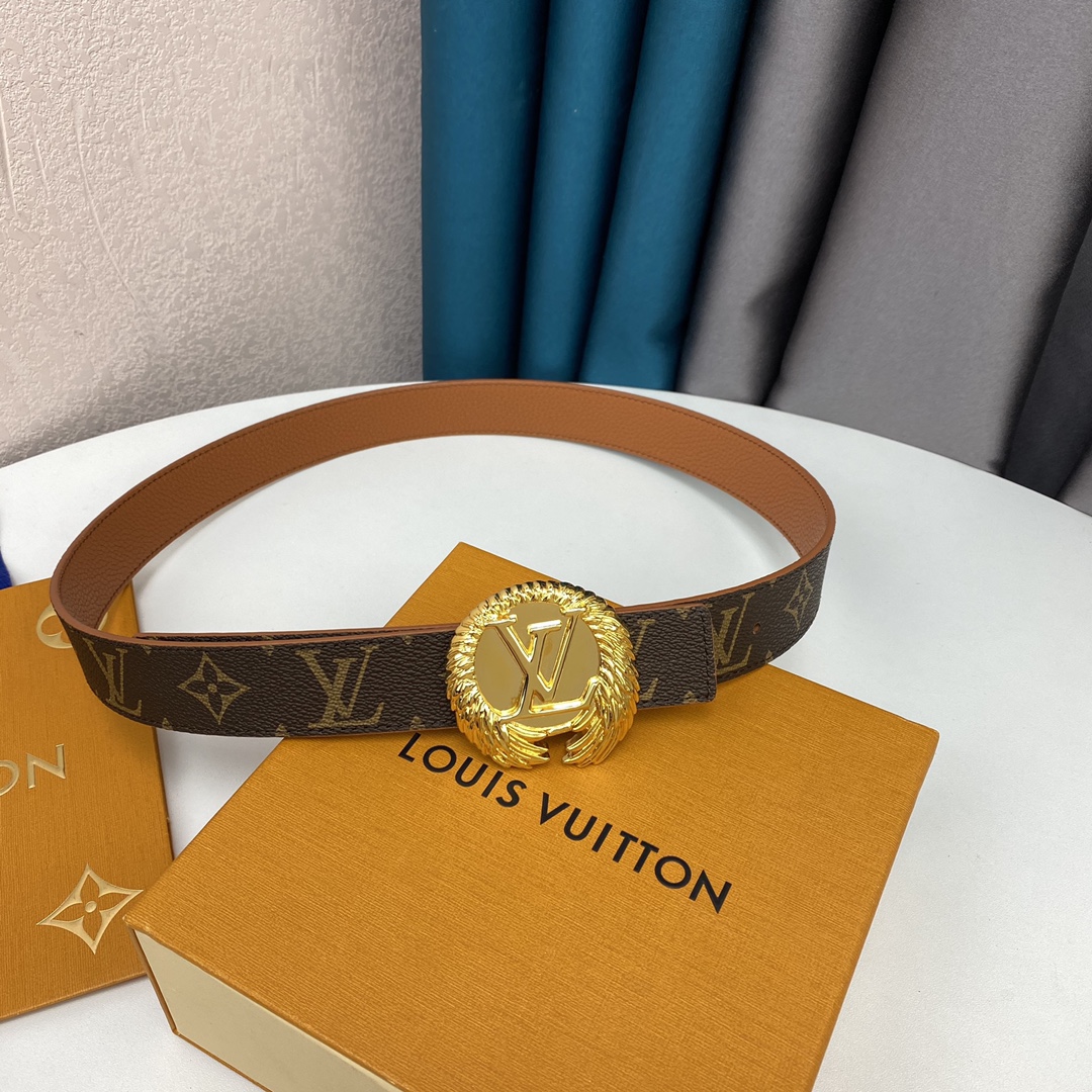 Sellers Online
 Louis Vuitton Belts Women Calfskin Canvas Cowhide