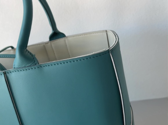 Bottega Veneta Tote Bags Green White