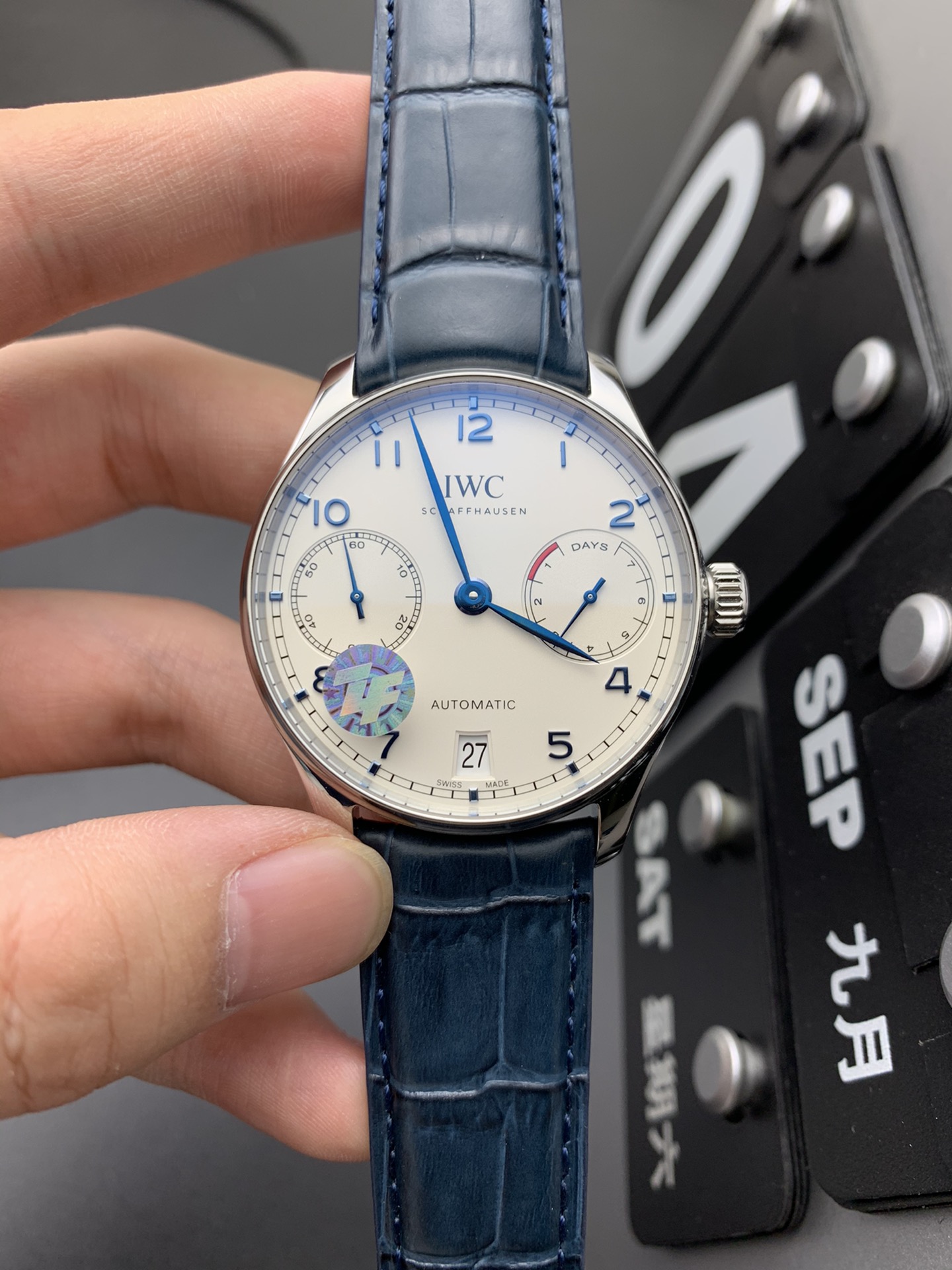 IWC 白面蓝针葡七