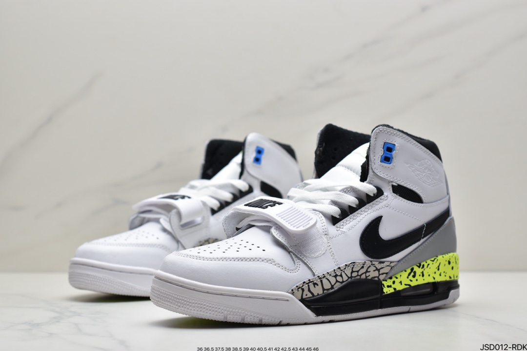 200  Air Jordan  Legacy 三合一312 ”橘白”有着交错结合AQ4160-140