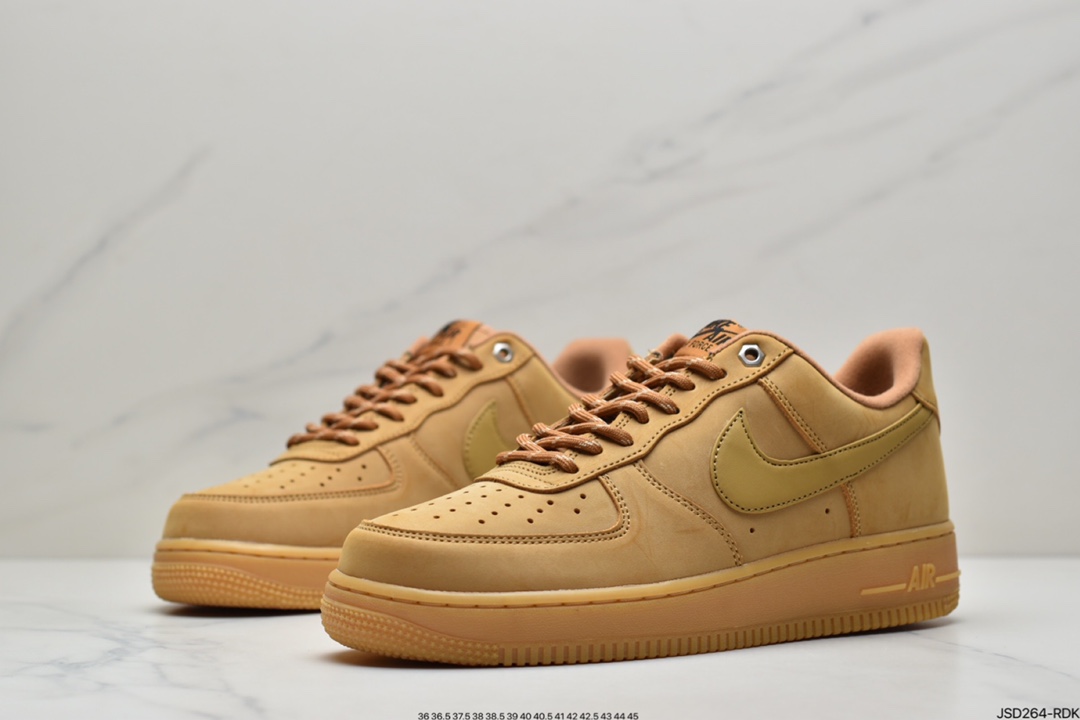 200 耐克Air Force1 Low AF1 经典款小麦色空军一号低帮休闲板鞋 CJ9179-200