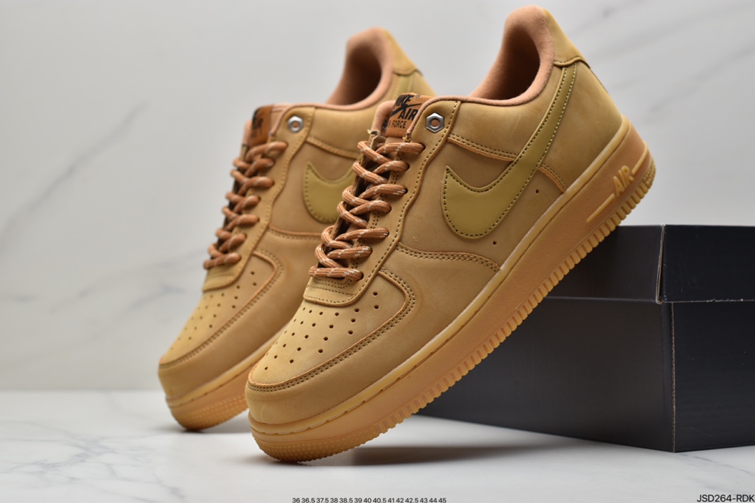 200 耐克Air Force1 Low AF1 经典款小麦色空军一号低帮休闲板鞋 CJ9179-200