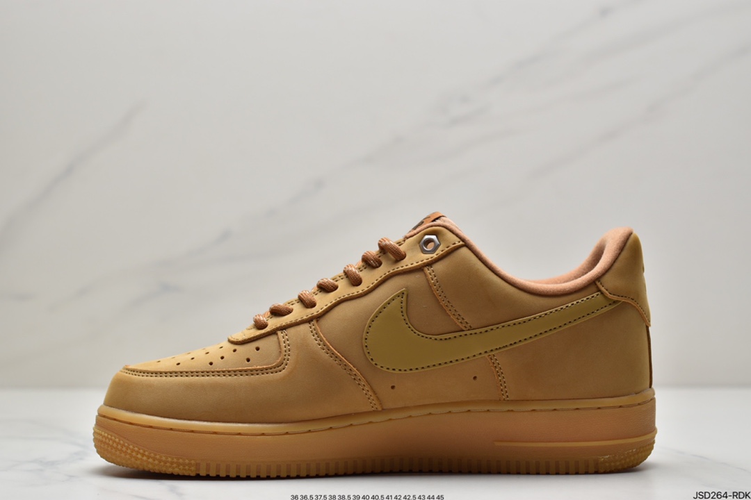 200 耐克Air Force1 Low AF1 经典款小麦色空军一号低帮休闲板鞋 CJ9179-200