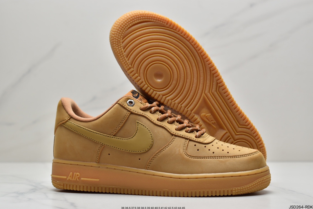 200 耐克Air Force1 Low AF1 经典款小麦色空军一号低帮休闲板鞋 CJ9179-200