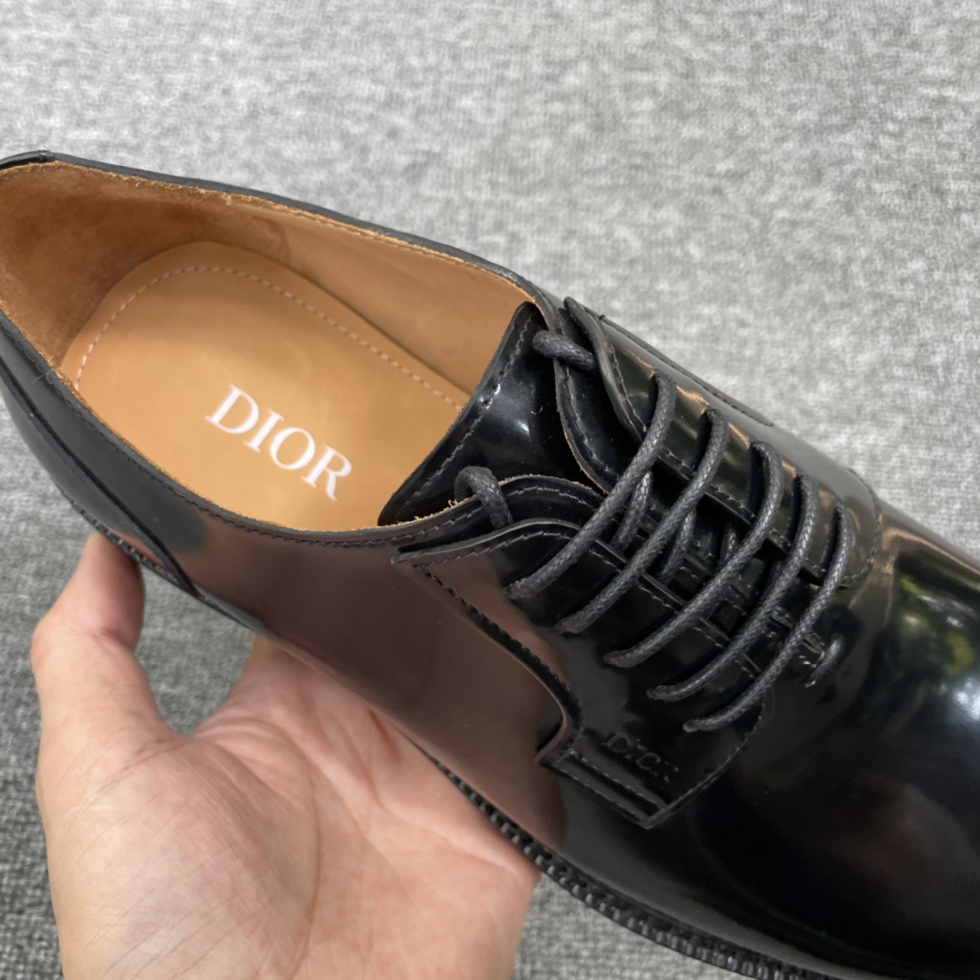 DIOR Leather Oxford Shoes Classic Toe Cap - Elegant & Comfortable 3 i1630692531 1922 5