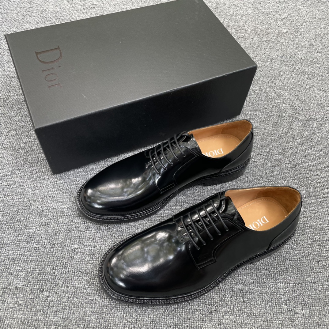 DIOR Leather Oxford Shoes Classic Toe Cap - Elegant & Comfortable 2 i1630692531 8143 0