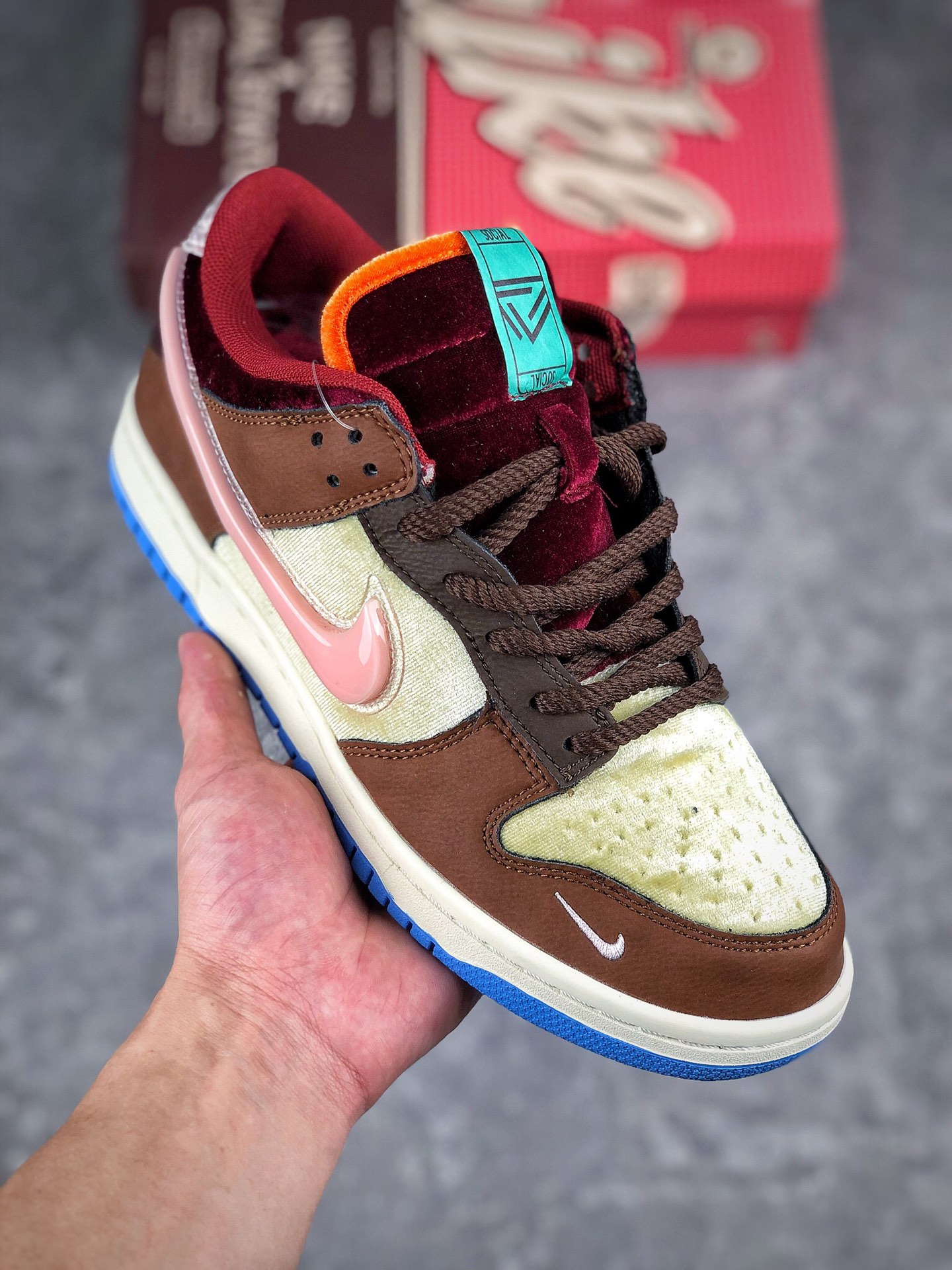  支持放店
.Social Status X Nike Dunk low 咖啡牛奶
货号:DM3349-600
尺码:36-45真标带半码