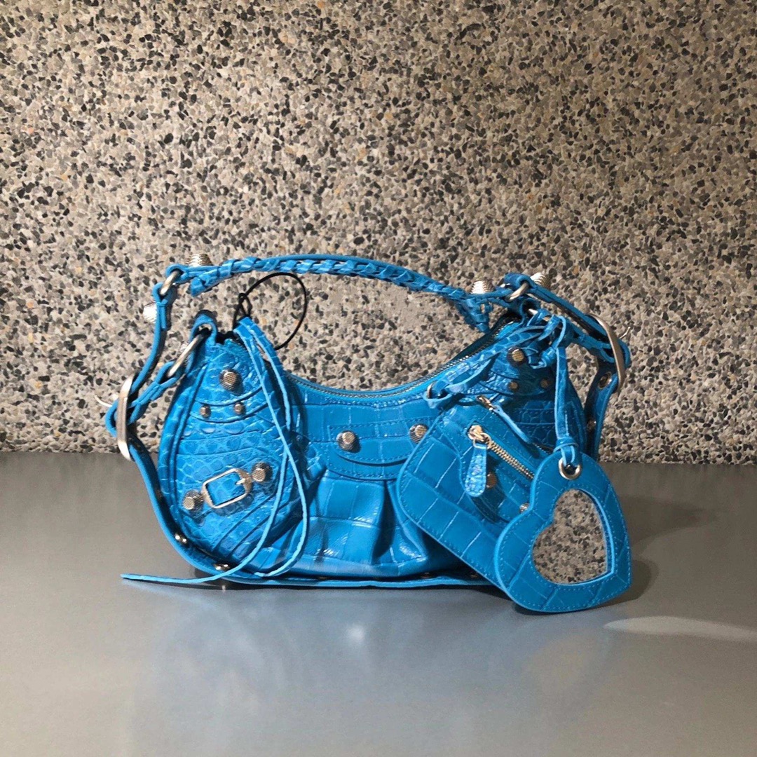 Balenciaga Style Blue Bag Lookbook Reference image 2