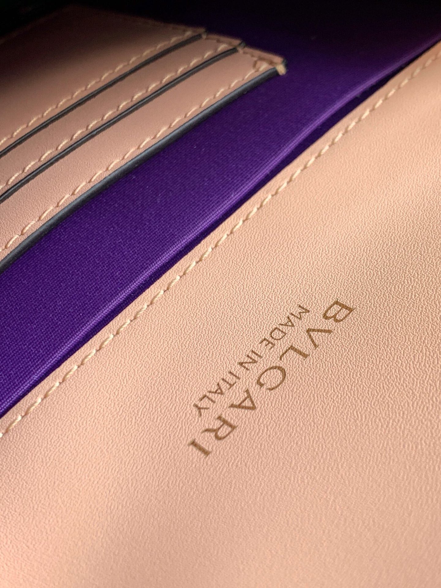 BVLGARI宝格丽意大利小牛皮蛇头双层肩背包289672