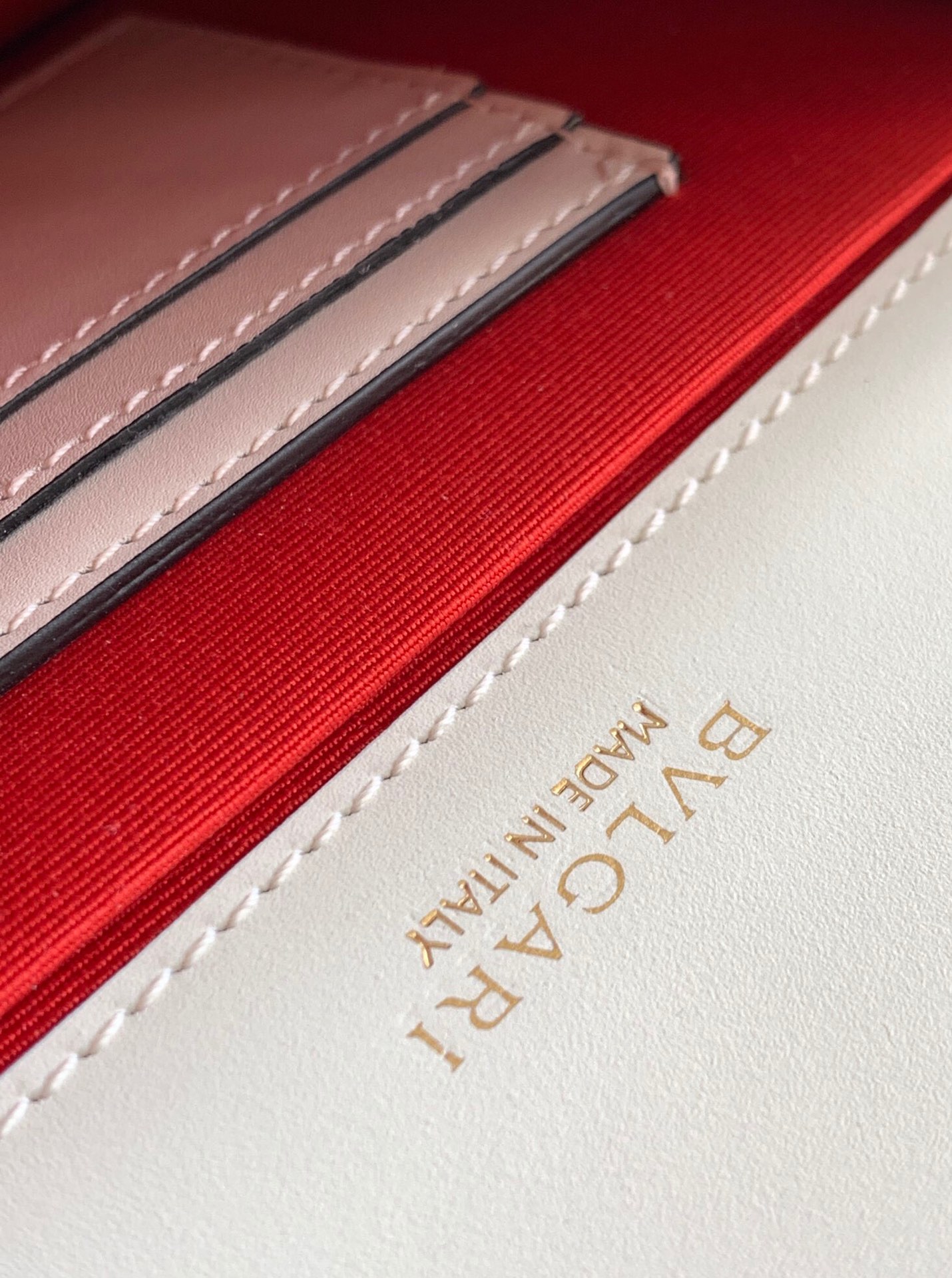 BVLGARI宝格丽意大利小牛皮蛇头双层肩背包289672