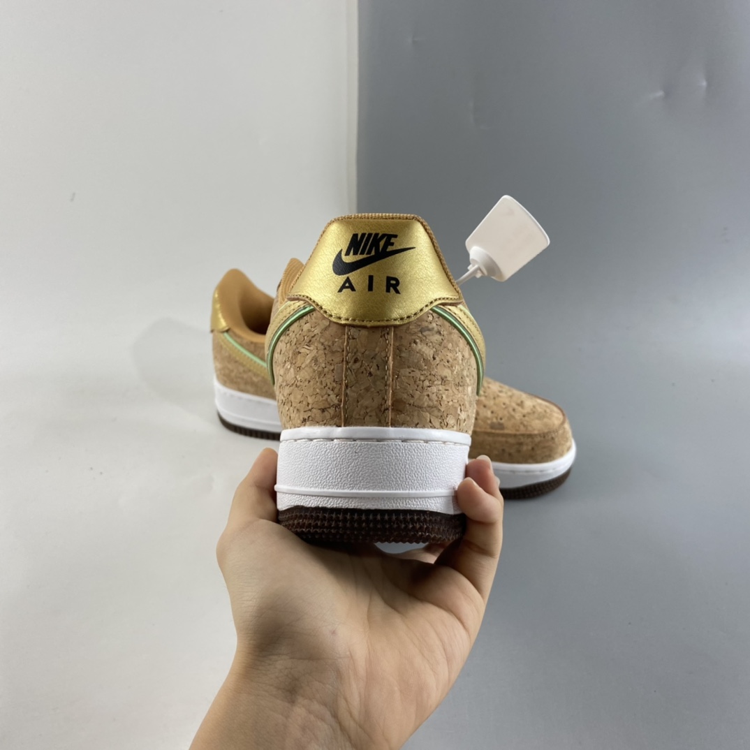 P200  NIKE Air Force 1’07 Low 软木纹色空军一号低帮休闲板鞋 CZ0338-200