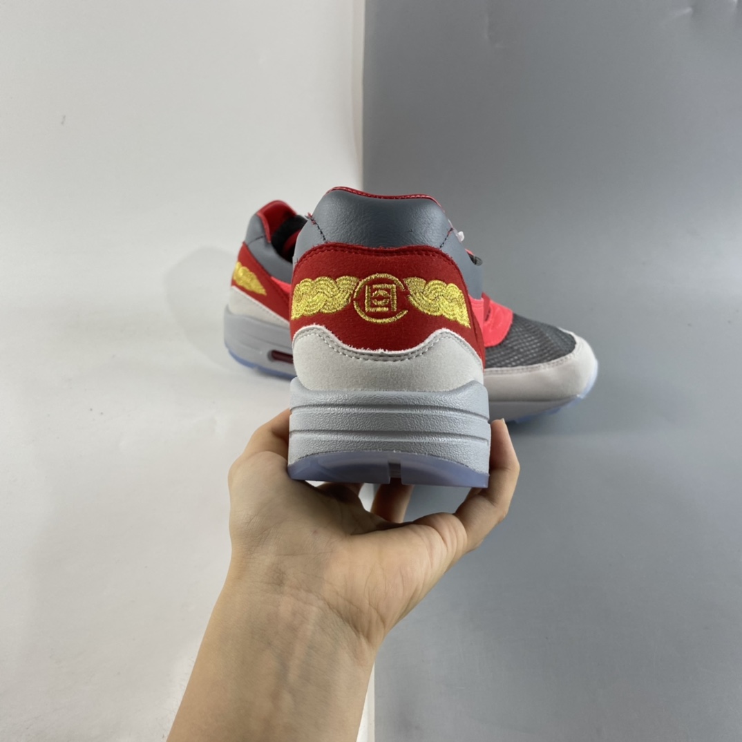 P260  Clot x NIKE Air Max 1 陈冠希联名复古休闲跑鞋 DD1870-600