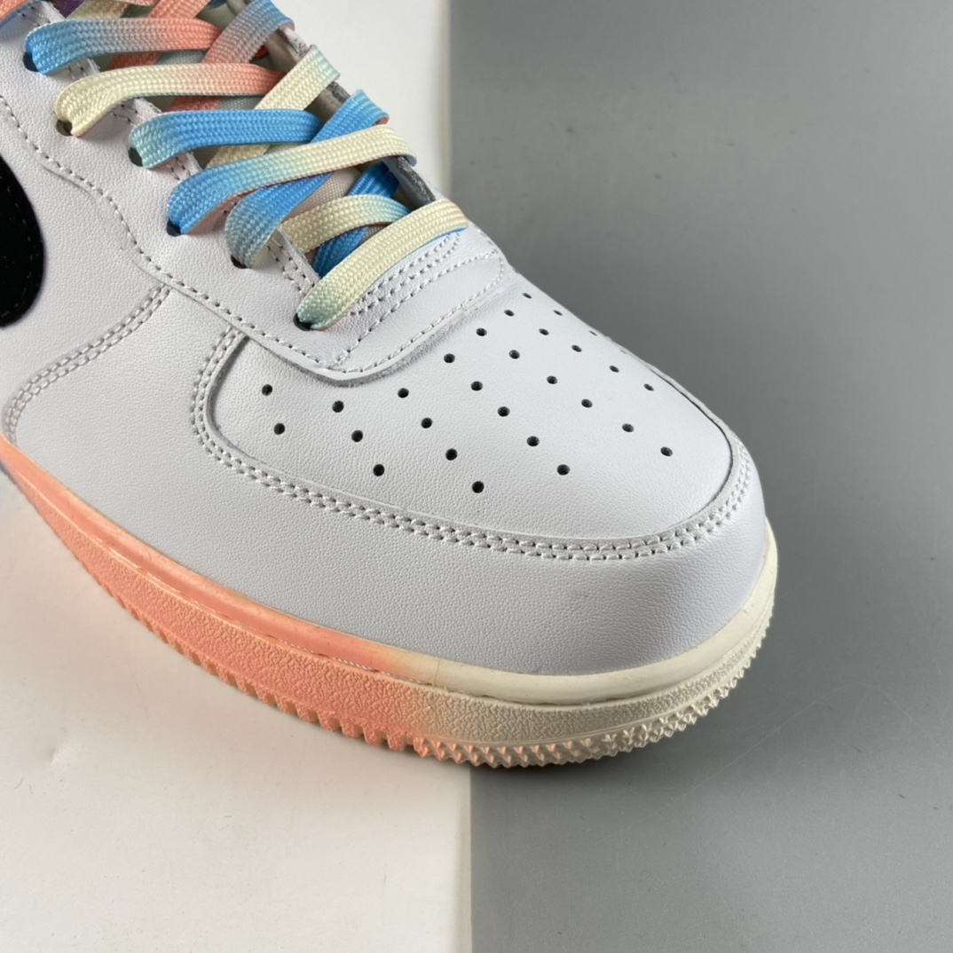 P240  NIKE Air Force 1 Low ’07  “涂鸦白红蓝”空军一号低帮休闲板鞋 DJ4679-101